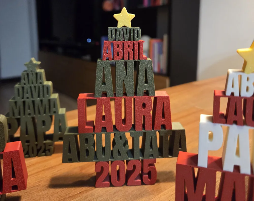 Árbol navidad personalizado