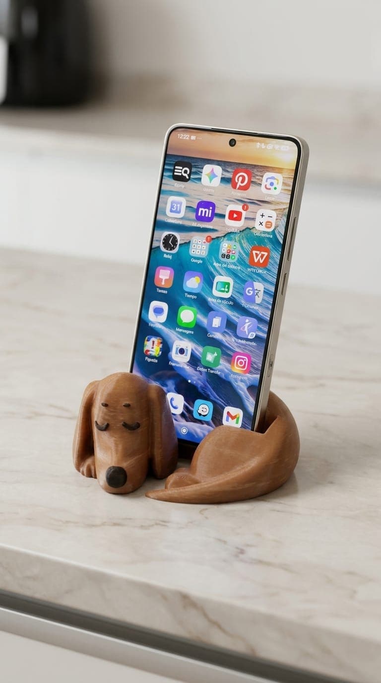 Perrito porta celular